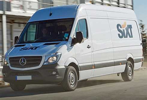 Vit Sixt hyrbil, Mercedes Benz Sprinter stulen i Linköping